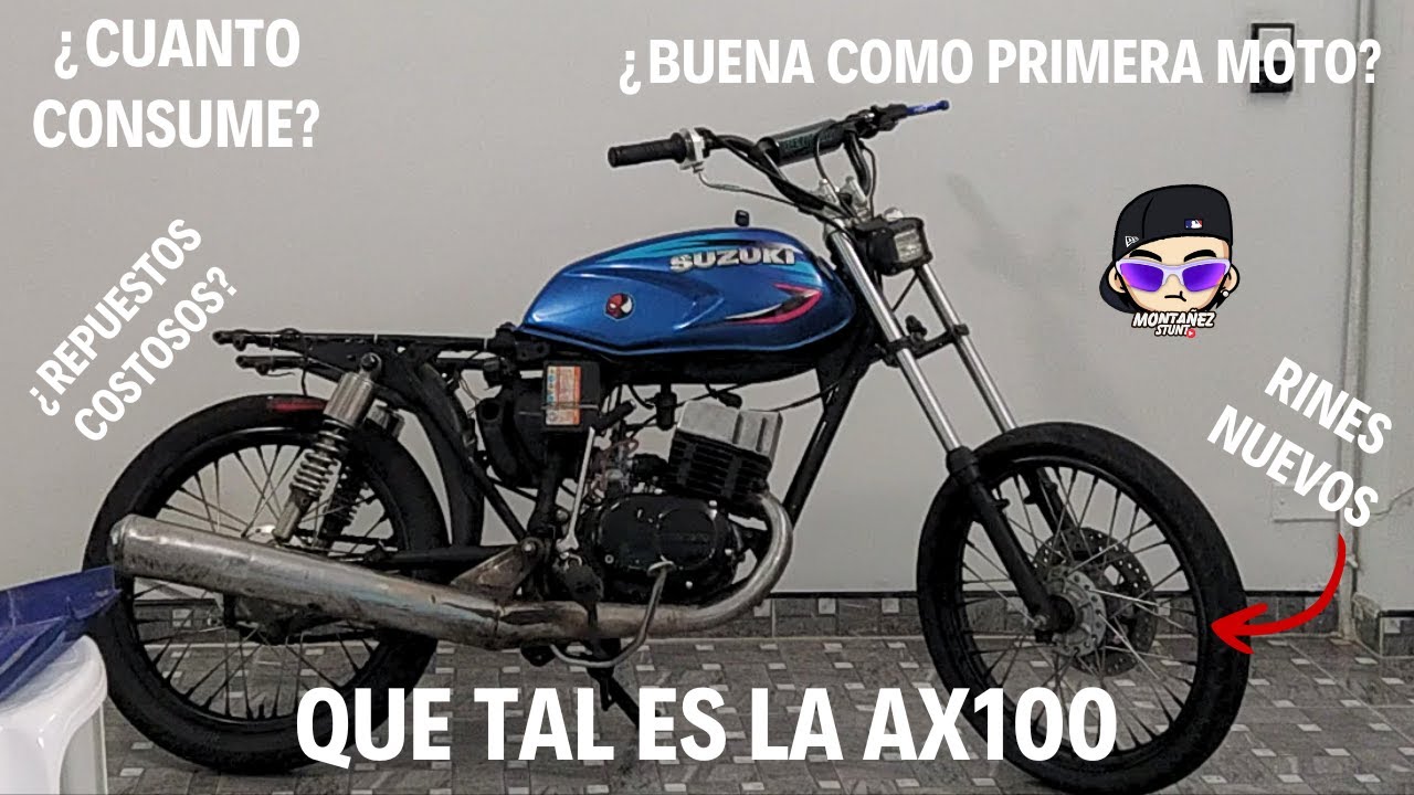 Vale la pena la Suzuki ax100 | ¿Consumo, premezcla, repuestos?
