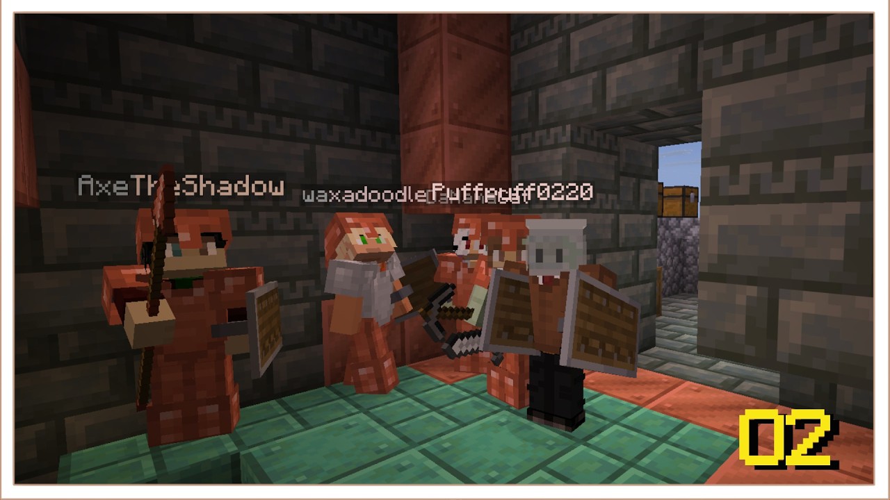 COPPER AND CHURCHES  (skyblock duo's smp ep 02)