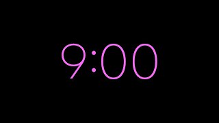 9 Minute Timer - Pink