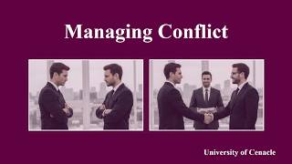 3.8 Managing Conflict