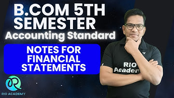 B.com 5th Sem NEP | Accounting standard | notes for balance sheet