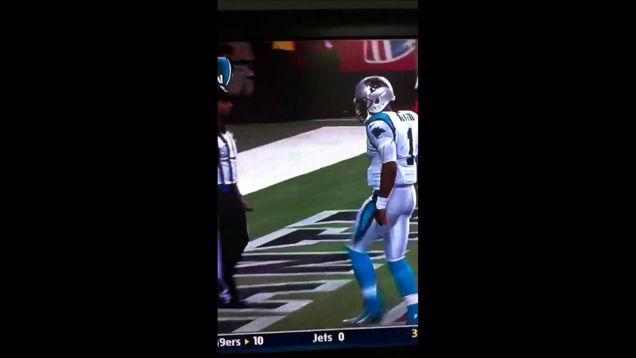 Cam Newton Touchdown Celebration dance