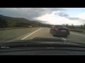 Impreza WRX vs. BMW E60 545, roll from 120 km/h