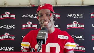 Chiefs Rookie RB Emmett Johnson Details Offseason Regimen Prepping for Training Camp