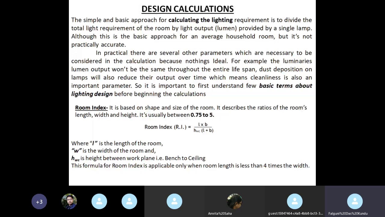 A LECTURE ON INTERIOR LIGHTING PART3||EE 801 B||ILLUMINATIO ENGINEERNIG