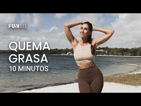 Si te aburre entrenar para bajar grasa, haz esto conmigo 🔥 (Piernas + Glúteos + Cardio 10 min)