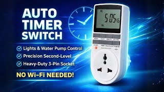 Best Digital Timer Socket 2025 | Blackt BT41P7 | 24x7 Programmable Plug with Countdown