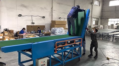 Heightened Foldable Conveyor Belt for loading unloading containers, trailers, trucks, vans, vehicles