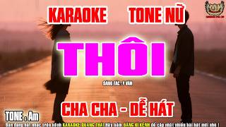 Details Karaoke Thôi Tone Nữ |Cha Cha |Dễ Hát | Nhạc Sống Quang Thái Update