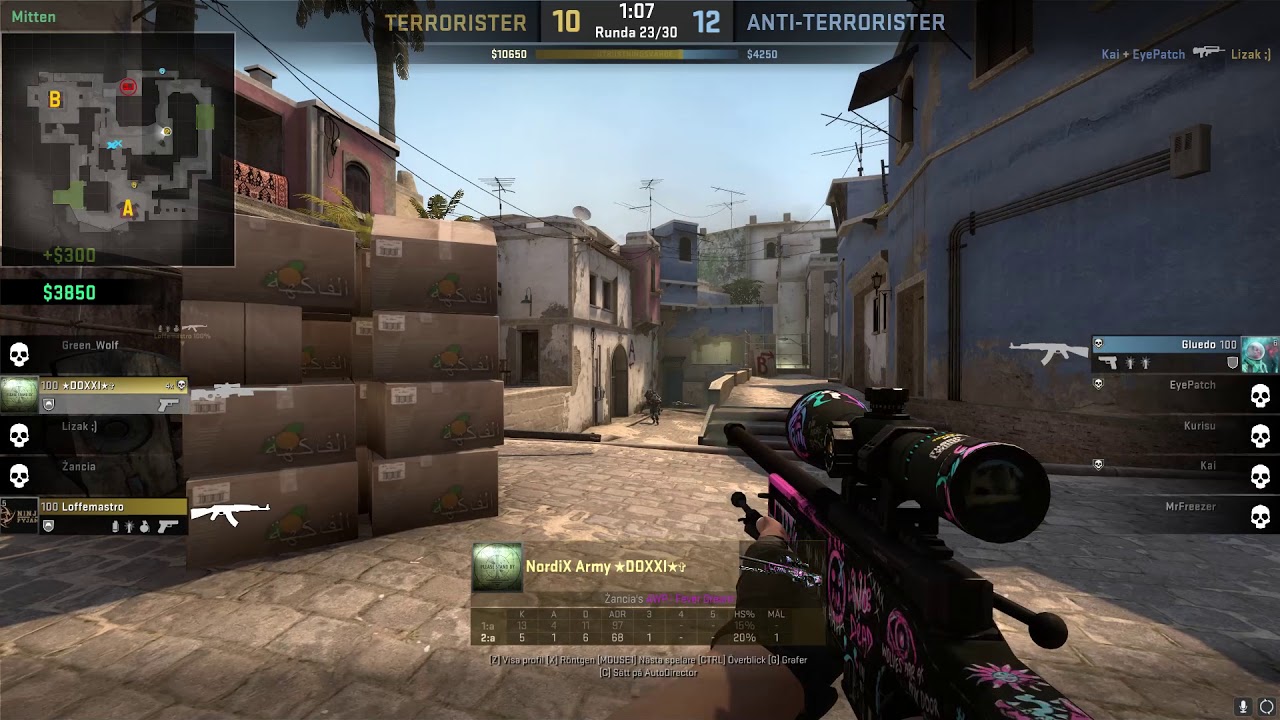 CSGO Sick Ace 1shoot  3 kills