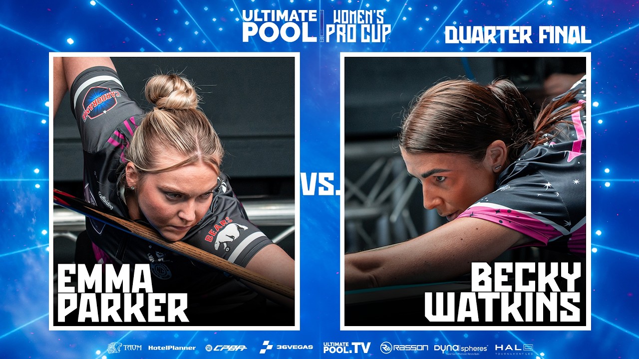 CuePoint billiards news cover image for Women's Pro Cup 2026 Quarter Final: Becky Watkins Faces Emma Parker