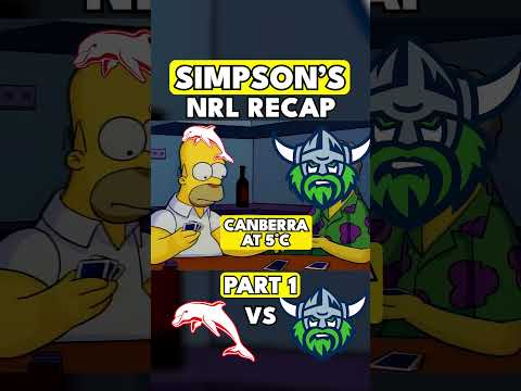 "My work here is done..." Simpson's NRL Round 12 Recap | Part 1 #NRL #RugbyLeague #SimpsonsMemes