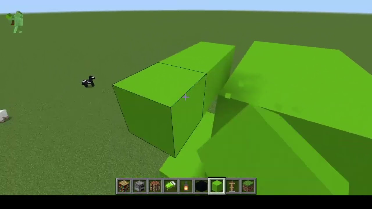 Minecraft tutorial how to build a creeper house in Minecraft.