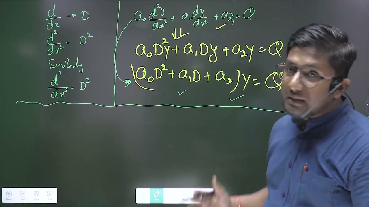 Higher Order Differential Equation with Constant Co-efficient 