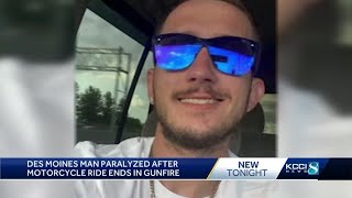 Man paralyzed from neck down after motorcycle ride ends in gunfire