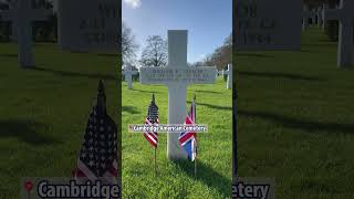 Remembering WWII 2nd Lt. William R. Taylor at Cambridge American Cemetery Remembering WWII 2nd Lt. William R. Taylor at Cambridge American Cemetery