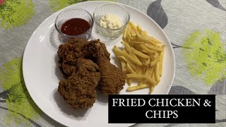 You will STOP buying CHICKEN & CHIPS from outside || Make juicy FRIED CHICKEN @ home