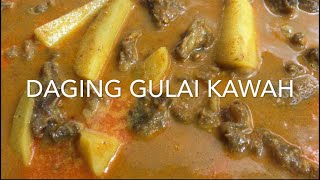 Daging gulai kawah