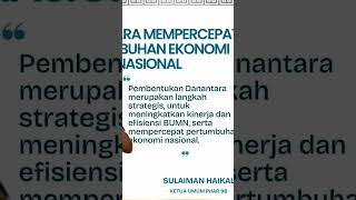 Danantara berperan dalam mengelola dan mengembangkan aset negara untuk mendorong investasi produktif
