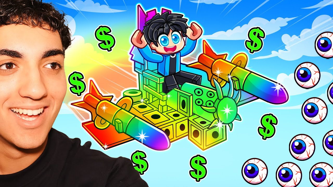 THE MOST OVERPOWERED PLANE IN ROBLOX BUILD A PLANE!