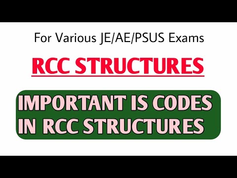 Important IS Codes in RCC for ENGINEERING EXAMS || Most Important IS ...