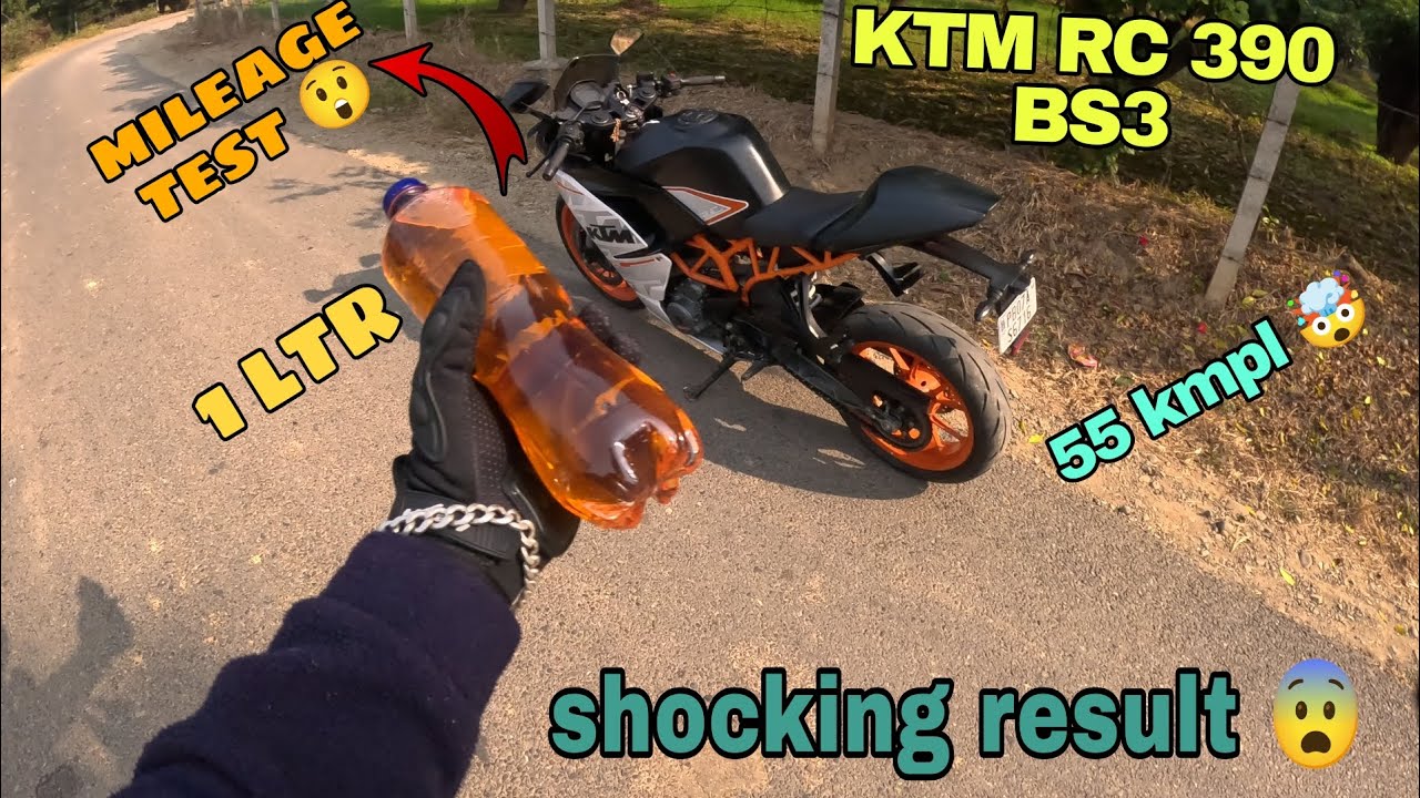 KTM RC 390 bs3 mileage test shocking result 🤯, umeed nhi thi 390 sy itni 😲