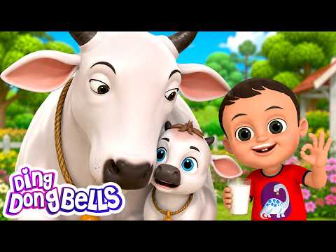 गैया मेरी गैया | Gaiya Meri Gaiya + Best Hindi Kids Rhymes Collection | Ding Dong Bells