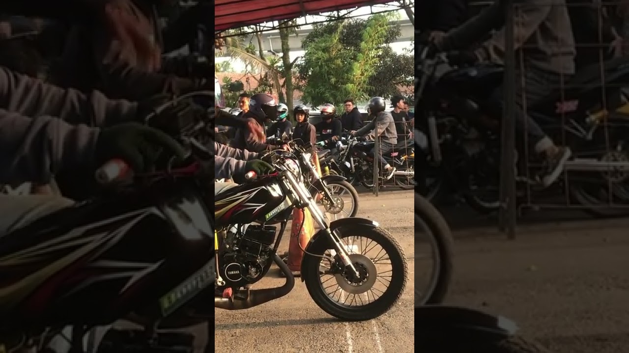 Drag race⁉️ RX-KING angkat roda depan terusss 