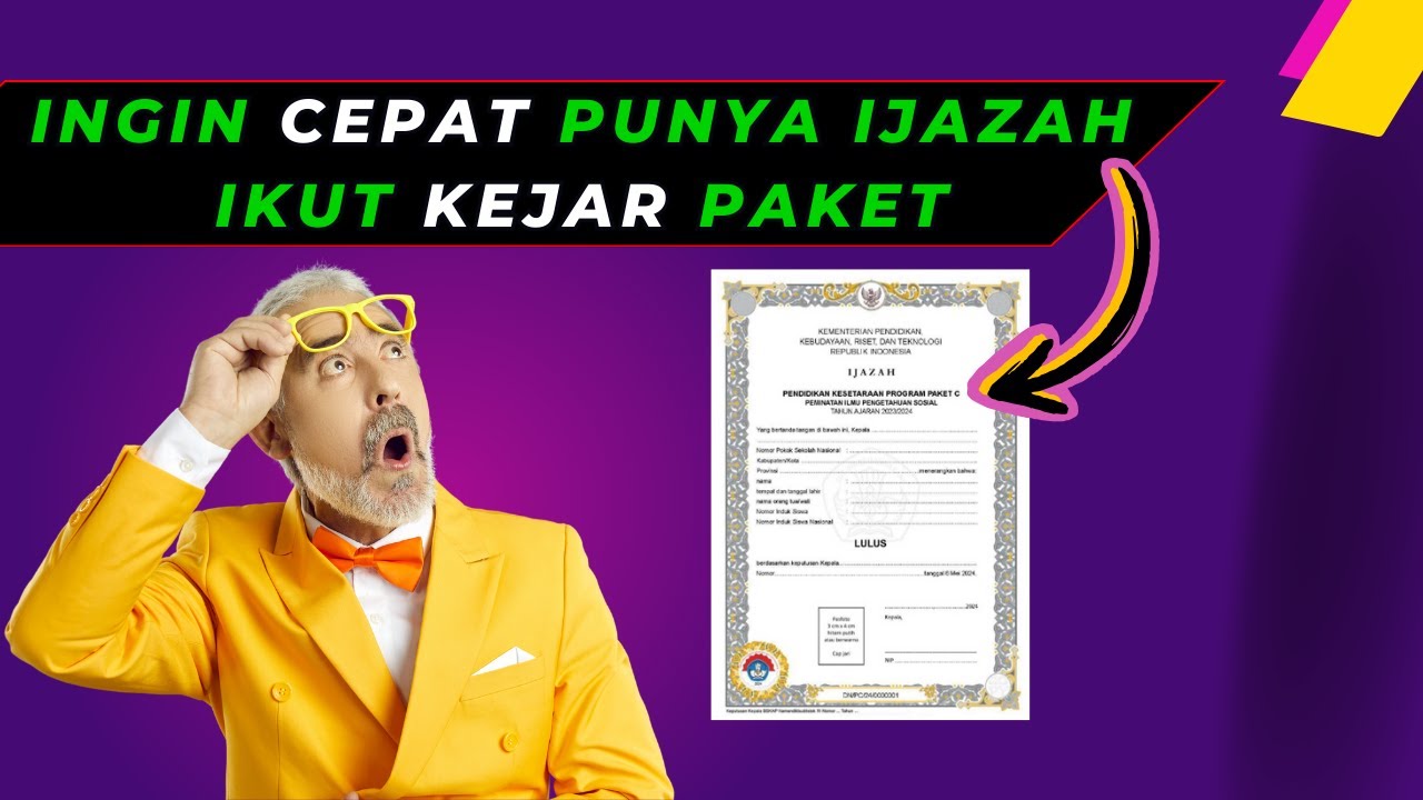 Solusi Cepat Dapat Ijazah Dengan Ikut Kejar Paket A, Paket B atau Paket C, Benarkah?!?