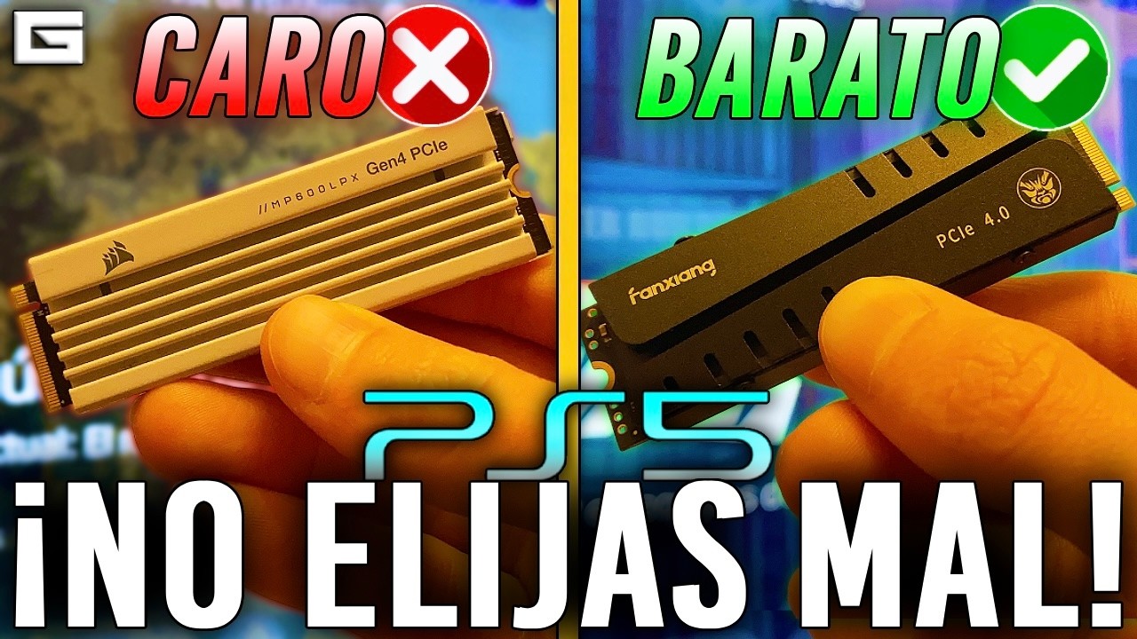 ¿Qué SSD elegir para PS5 y PS5 Slim en 2025? | Guía Completa