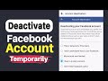How to Deactivate Facebook Account [2023]