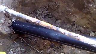 Pulling 4" HDPE Pipe (Part 1)