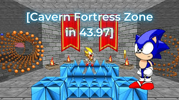 SRB2: Cavern Fortress Zone Sonic in 43.97! [V. 2.2.10]