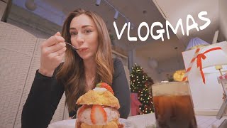 VLOGMAS 2023diy bouquet, decorating, cozy cafes, soup recipe + winter shopping!