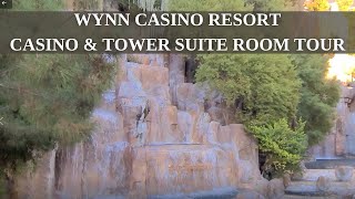 WYNN CASINO LAS VEGAS CASINO AND TOWER SUITE ROOM TOUR