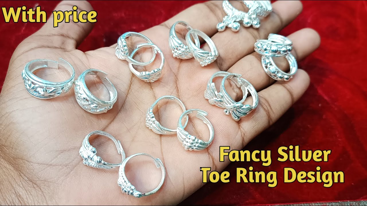 Naina Joyful Silver Toe Rings – PP Jewellers
