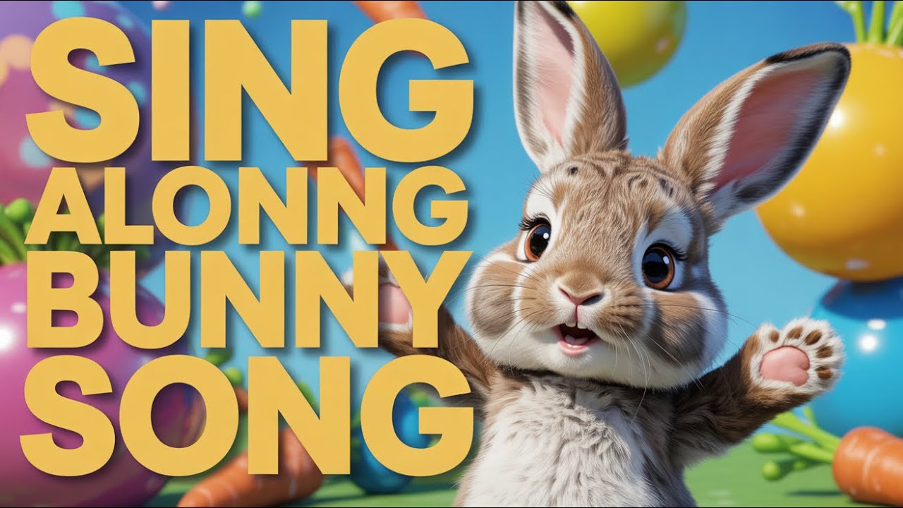 Bunny Sleep Song | Good Night Rabbit Lullaby and Soothing Bunny Music for Kids Bedtime