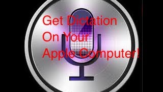 Dictation On Macbook | Mountain Lion OSX (Siri) screenshot 3