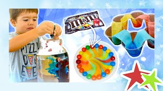 3 Colorful EXPERIMENTS for Kids | Rainbow Rain, M&Ms Rainbow, Walking Water Science Experiments