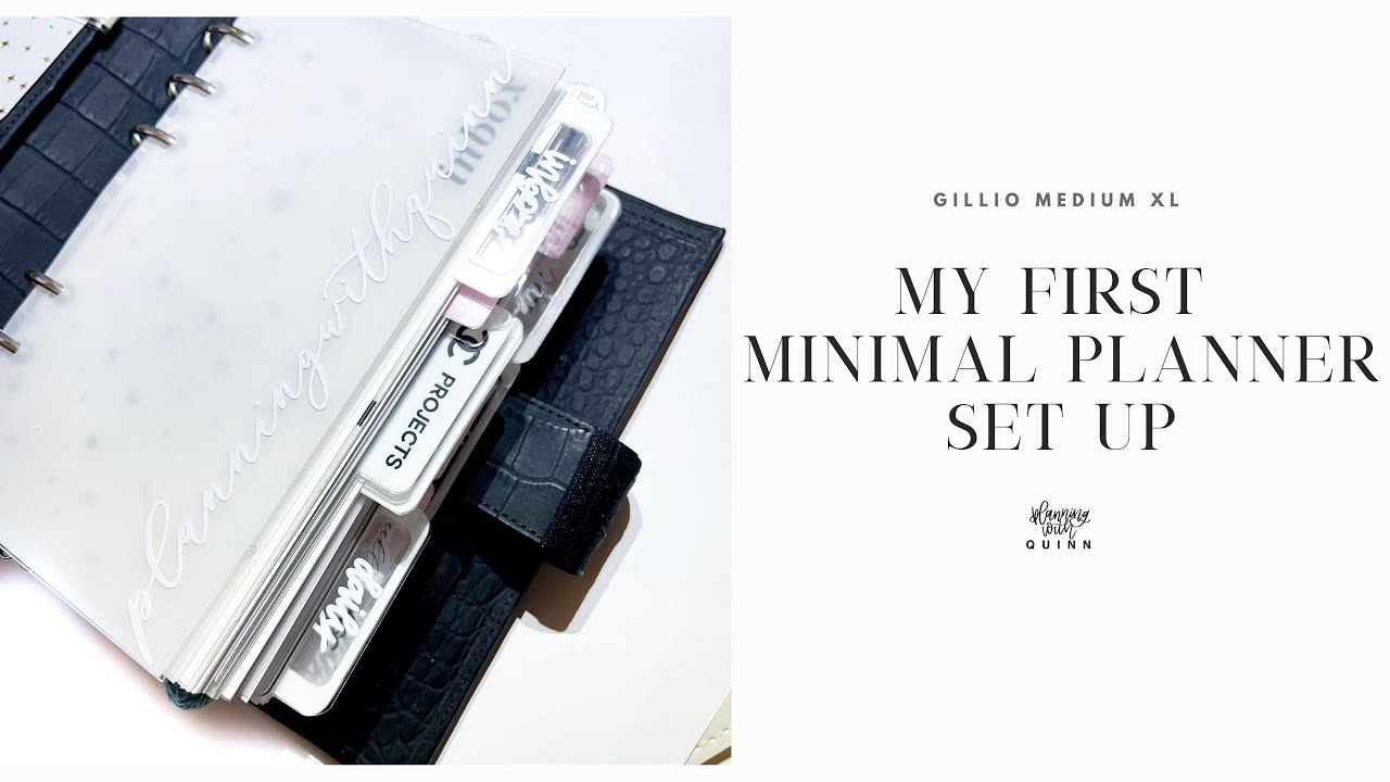 Minimal Set Up Gillio Planner Flip