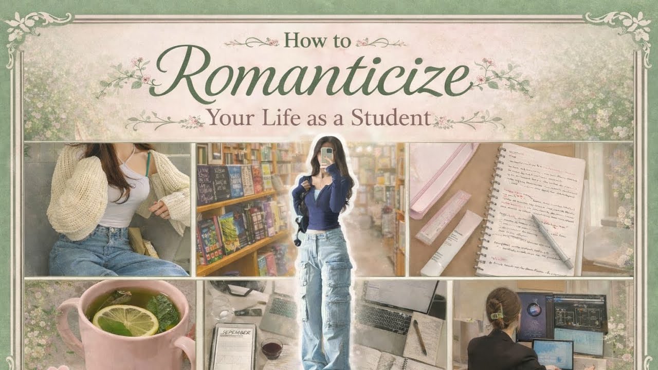 Romanticising your life as a student 🤍 