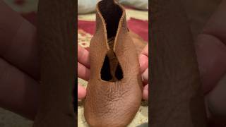 Simple 2 Piece Pattern for handmade baby shoes #earthing #grounding #babyshoes #handmade #homestead