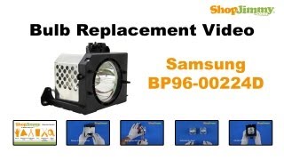 Samsung BP96-00224D Bulb Replacement Guide for DLP