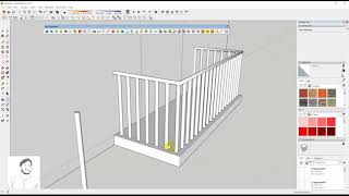Array Along Path In SketchUp