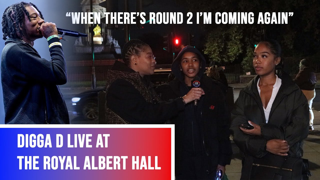 DIGGA D LIVE AT THE ROYAL ALBERT HALL | "When there's round 2 I'm coming" | CREATIVE INSIGHT TV