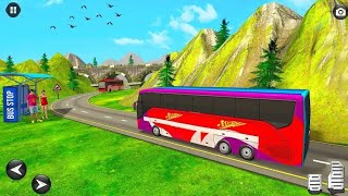 Offroad Coach Bus Driving Simulator 3d Mountain 2021_ Offroad Public Passenger Bus Driving_ Gameplay screenshot 5