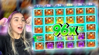 PEGUEI UM 96x NO MONSTER SUPERLANCHE *esse slot aleatório tem muito potencial* screenshot 2