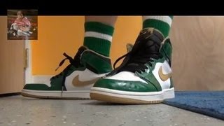 Air Jordan Celtic Clover 1 & G V Sneaker Review With On Feet