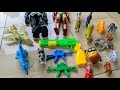 Mencari Mainan Zebra, gajah, sapi, dinosaurus, mobil monster, excavator 