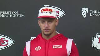 Patrick Mahomes on Josh Simmons: 'He's putting in the work'